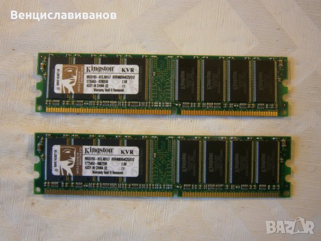 DDR Памет Kingstone 512MB 400Mhz , снимка 2 - RAM памет - 23509933