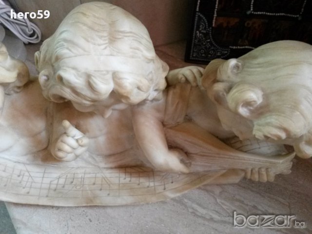 Авторска Мраморна Фигура-уникат 19в.Adolpho Cipriani (Italian, 1880-1930), , снимка 15 - Антикварни и старинни предмети - 16325680