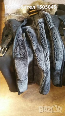 Кожух от естествена кожа и естествен косъм,  палто, снимка 4 - Палта, манта - 22646959