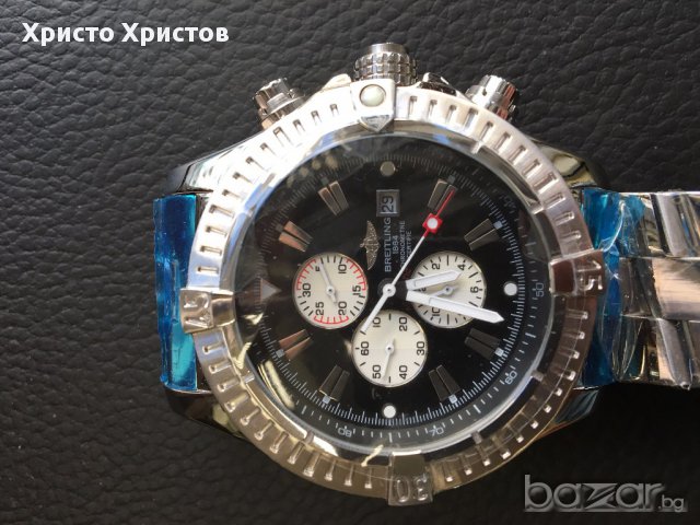 Мъжки луксозен часовник Breitling For Bentley, снимка 2 - Мъжки - 16677870