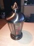 иноксов фенер с стъкла-за свещ-внос холандия-34х19см, снимка 7