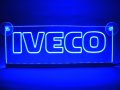 Светеща LED Гравирана Табела Iveco 24 V, снимка 1 - Аксесоари и консумативи - 12096492