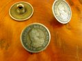 Три сребърни копчета с образа на имп.Мария Терезия, снимка 2