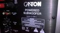 поръчан-canton powered subwoofer-43/32/23см-внос швеицария, снимка 8