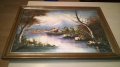ПОРЪЧАНА-Картина с рамка-маслени бои-61/44см-внос швеицария, снимка 9