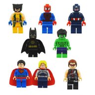 8 фигурки за Лего конструктор герои Marvel Марвел Отмъстителите Батман Супермен СпайдърМен, снимка 2 - Фигурки - 17552855