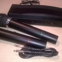 безжични микрофони с приемник с антени, снимка 3 - Микрофони - 19288462