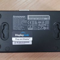 Докинг станция Lenovo ThinkPad USB 3.0 Pro Dock 40A7 + Гаранция, снимка 5 - Лаптоп аксесоари - 24974432