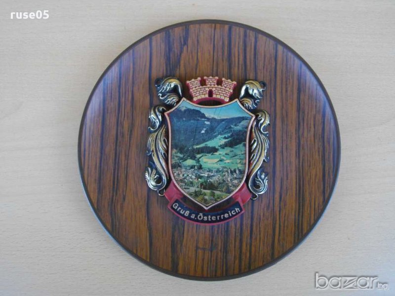 Сувенир чиния немски за стена от изкуствен материал, снимка 1