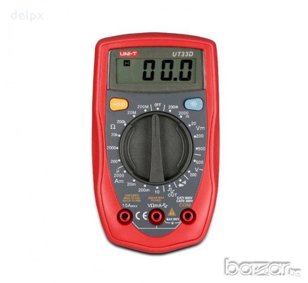 Мултицет със зумер UT-33D VAC/VDC | ADC | OHM, снимка 1