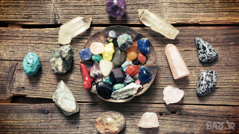 Кристали за деца, минерали за деца, образователна колекция от 10 кристала, снимка 1