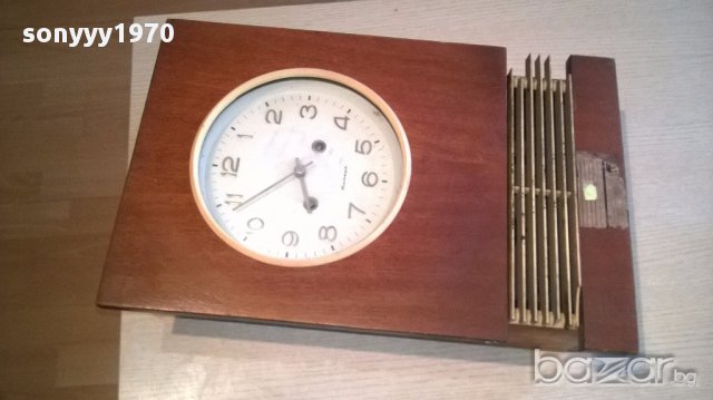 АНТИК-Руски ретро часовник-за ремонт за колекция-47х30х15см, снимка 15 - Антикварни и старинни предмети - 17791595