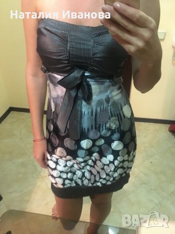 Лятна рокля без презрамки, снимка 2 - Рокли - 25864678