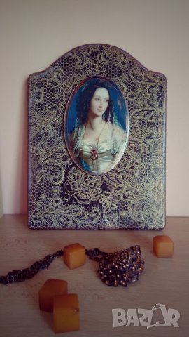 Декоративно пано" Дукеса Зинаида Юсупова', снимка 5 - Пана - 24007800