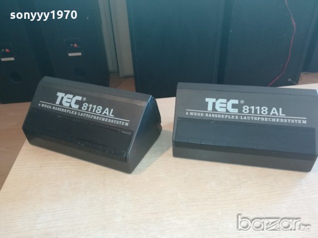 tec 8118al two bass-2x100w-28х15х13см-внос швеицария, снимка 16 - Тонколони - 20963608