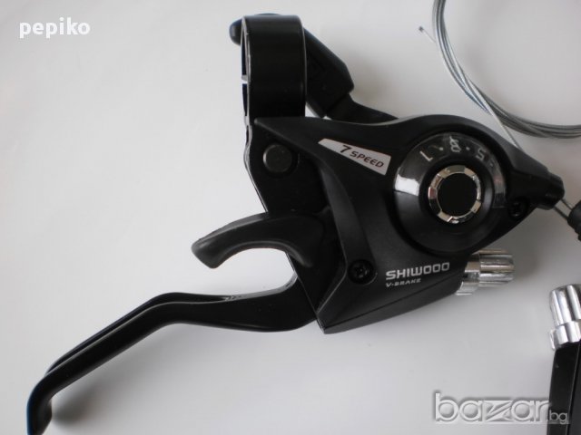 Продавам колела внос от Германия  нови команди SHIWOOOO V-BRAKE 7 х 3 SPEED модел 2015г, снимка 12 - Части за велосипеди - 12262431