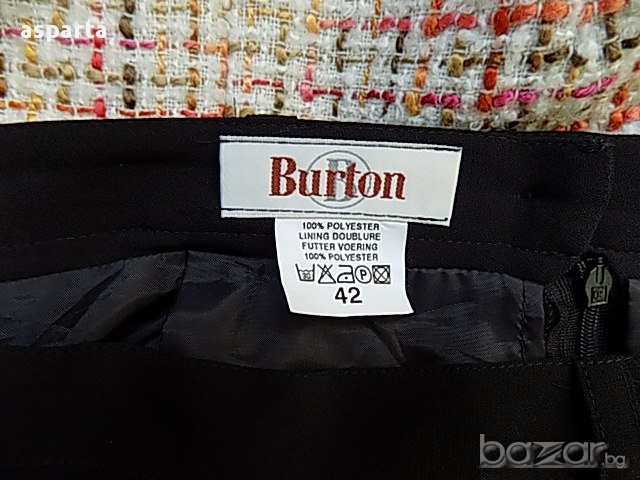 Официална черна пола "BURTON" №М, снимка 3 - Поли - 15807433