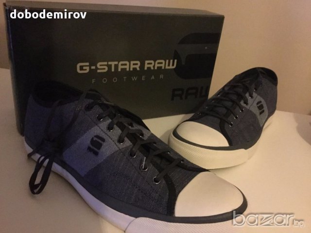 Нови деним спортни обувки G-Star Raw Campus II Chambray, оригинал, снимка 5 - Маратонки - 17859158