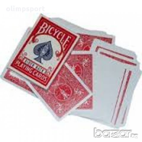 Карти за игра Bicycle Специални Бяло Лице Червен Гръб, снимка 2 - Карти за игра - 16863901