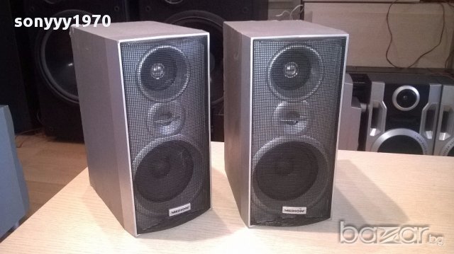 Medion 2бр тонколони 24/19/12см-внос швеицария, снимка 10 - Тонколони - 14443914