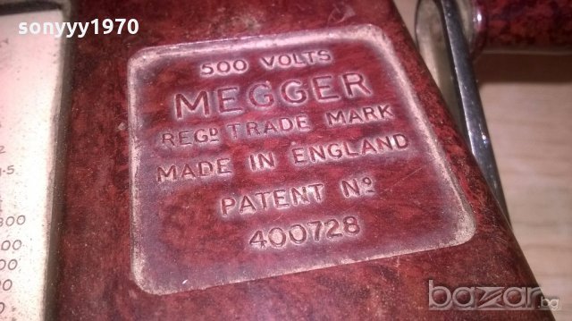 МЕГЕР-megger-made in england-ретро колекция-внос англия, снимка 4 - Колекции - 19707257
