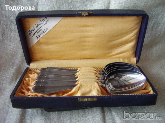 Старинен комплект райх прибори в кутия