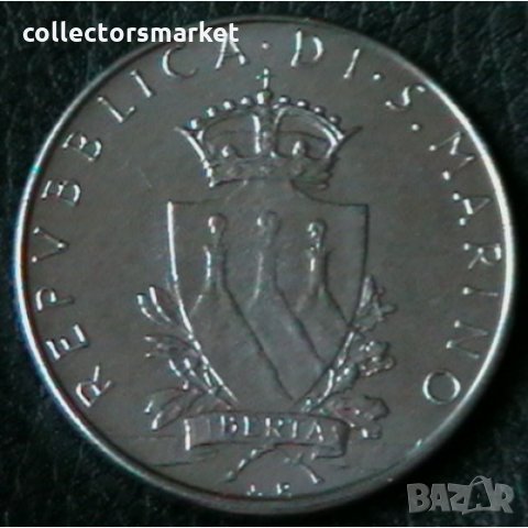 100 лири 1979, Сан Марино, снимка 2 - Нумизматика и бонистика - 24319100