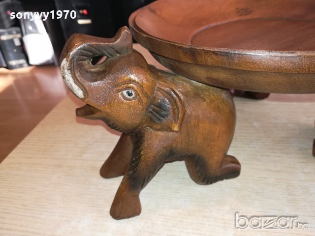 ретро колекция-композиция три слона-внос швеицария 33х14см, снимка 8 - Колекции - 20932427