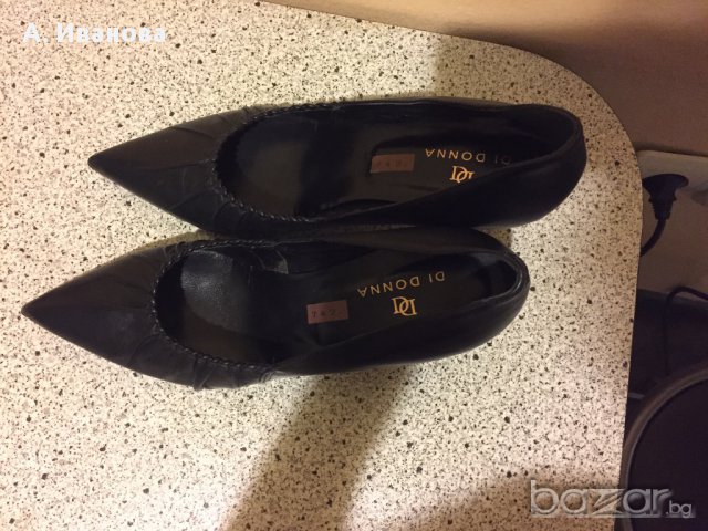 Дамски обувки естествена кожа, снимка 1 - Дамски ежедневни обувки - 17645916