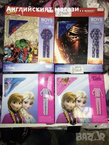 Термо бельо Disney Frozen,Star Wars,Spider Man, снимка 7 - Детско бельо и бански  - 22593668