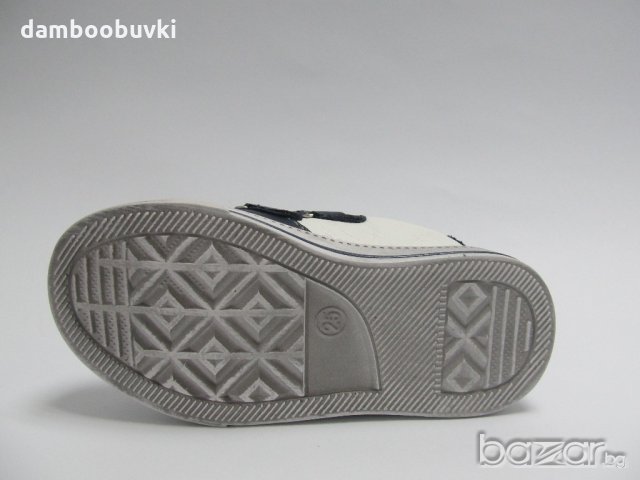 Детски обувки CHIPPO естествена кожа бял/син , снимка 5 - Детски маратонки - 20979044