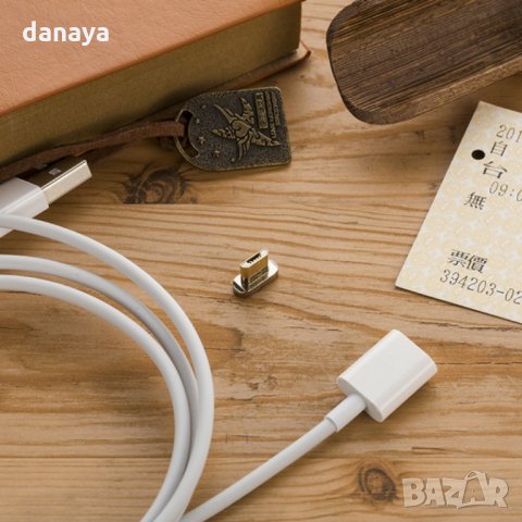 Магнитно зарядно MICRO USB кабел за зареждане на телефони, снимка 3 - USB кабели - 25979806
