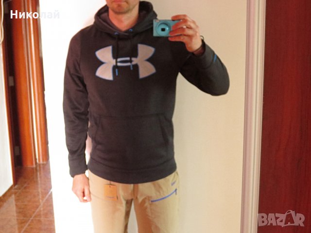 Under Armour Big Logo Fleece Hoodie, снимка 8 - Суичъри - 25116144