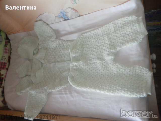 Плетено костюмче от 4 части, снимка 2 - Други - 16383156