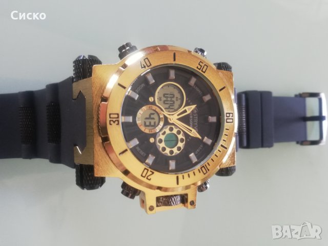 Брутален Часовник Водоустойчив, снимка 8 - Мъжки - 25445284