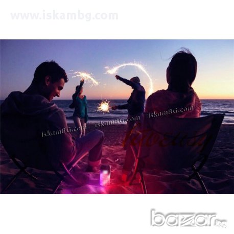 Pulse bluetooth колонка с цветни 360 LED светлини, снимка 4 - Калъфи, кейсове - 13434239