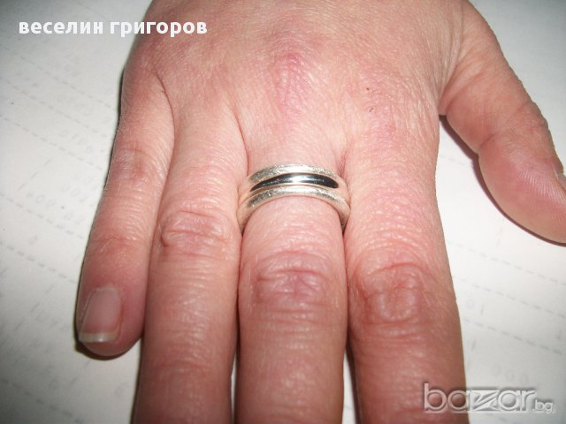 сребърен пръстен, снимка 2 - Пръстени - 10961197