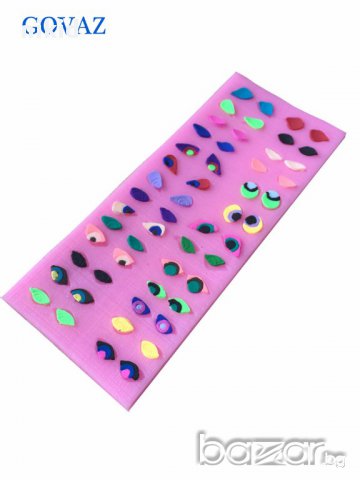 очи различен стил силиконов молд за фондан украса торта декорация мъфини шоколад