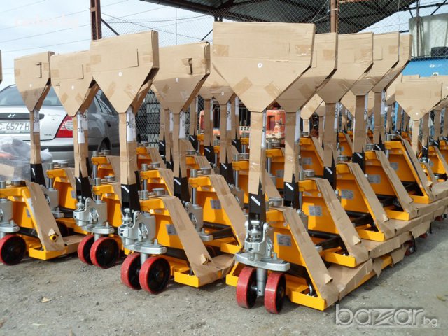 Нови палетни колички, снимка 3 - Индустриална техника - 7119540