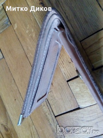 Портфейл Леда -София-естествена кожа 125х90мм, снимка 6 - Портфейли, портмонета - 20710370