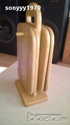 Дъски за рязане с поставка-32х15х10см-внос швеицария, снимка 5 - Други - 16784875