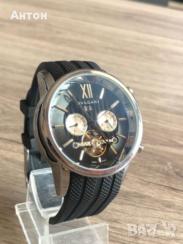 Продавам Bvlgari Модел Tourbillon Bleck and White мъжки стилен часовник, снимка 13 - Мъжки - 22775859