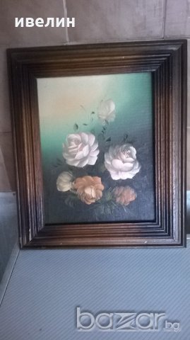картина-цветя, снимка 1 - Картини - 18198477