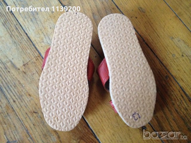 Нови летни сандали чехли 23 номер естествена кожа ръчна изработка за момче, снимка 12 - Детски сандали и чехли - 20866585