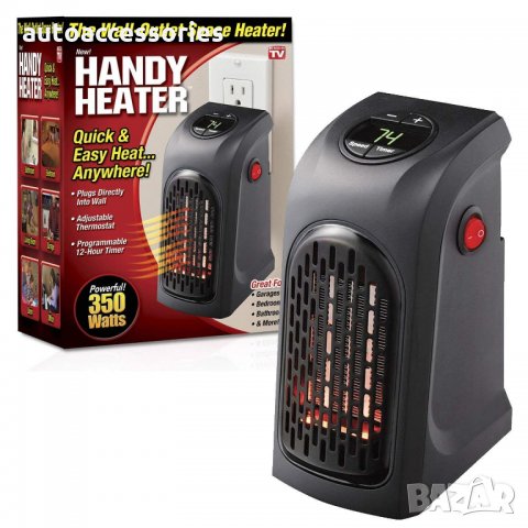 Отоплителен уред Handy Heater 400W преносим, цифров електрически нагревател , снимка 5 - Отоплителни печки - 22968991