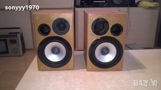 hitachi speaker system 2x50w-25х22х16см-внос англия, снимка 6 - Тонколони - 24400702