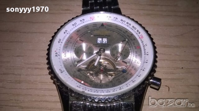 Breitling chronometre navitimer-за ремонт-внос швеицария, снимка 4 - Мъжки - 17777112