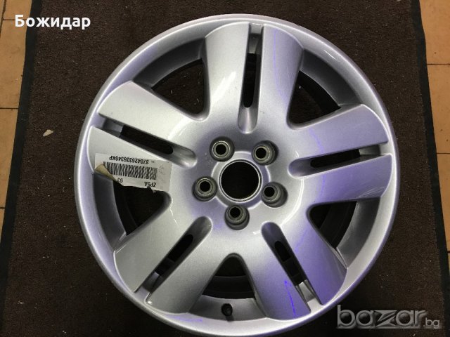 Джанта 5/100/16 WV Audi Skoda 1бр, снимка 2 - Гуми и джанти - 20625804