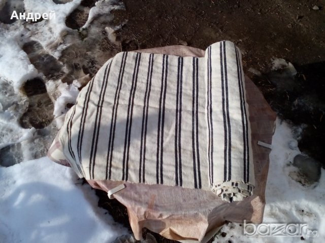 Старинен вълнен плат,платно, снимка 2 - Антикварни и старинни предмети - 20456905