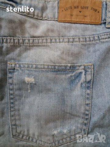 Къси дънки от H&M + дантелен топ, снимка 7 - Дънки - 25161906